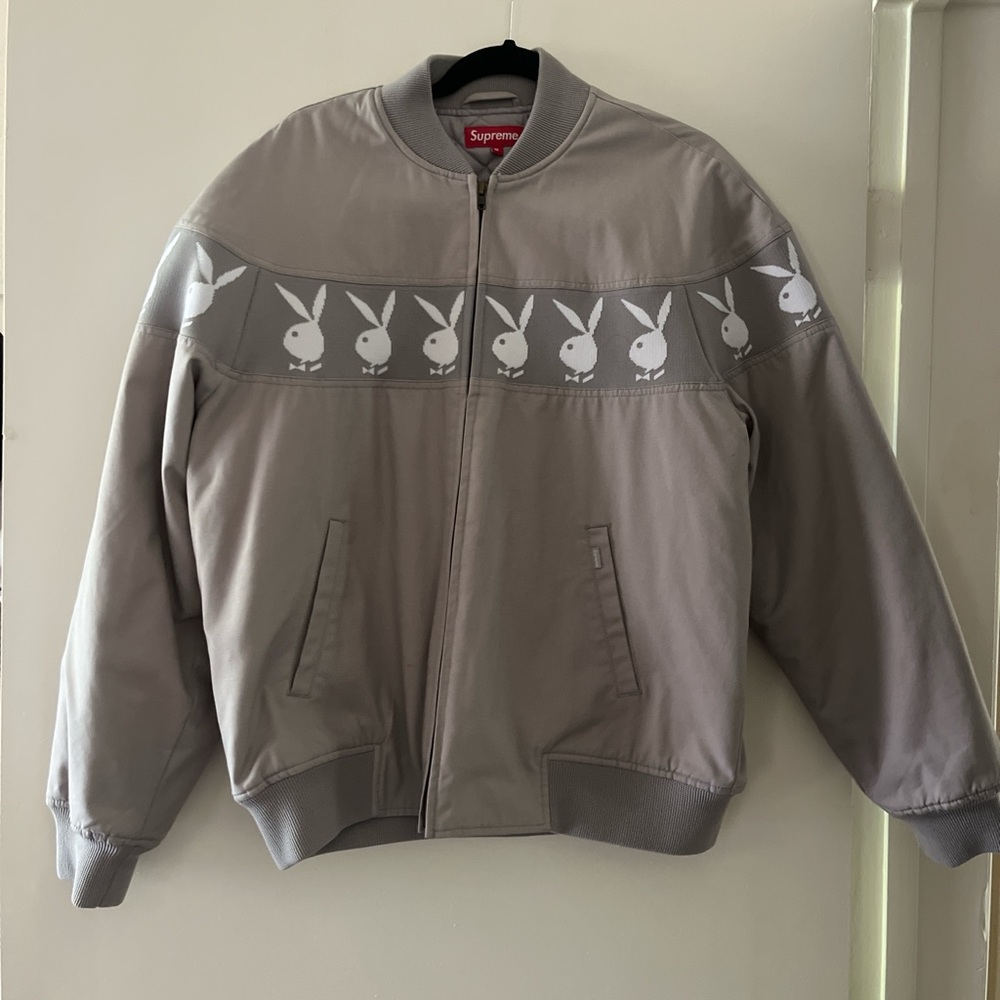 Supreme x Playboy bomber jacket collab